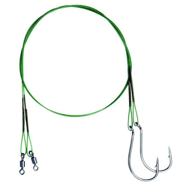 Mivardi Wire Leader - Swivel and Single Hook